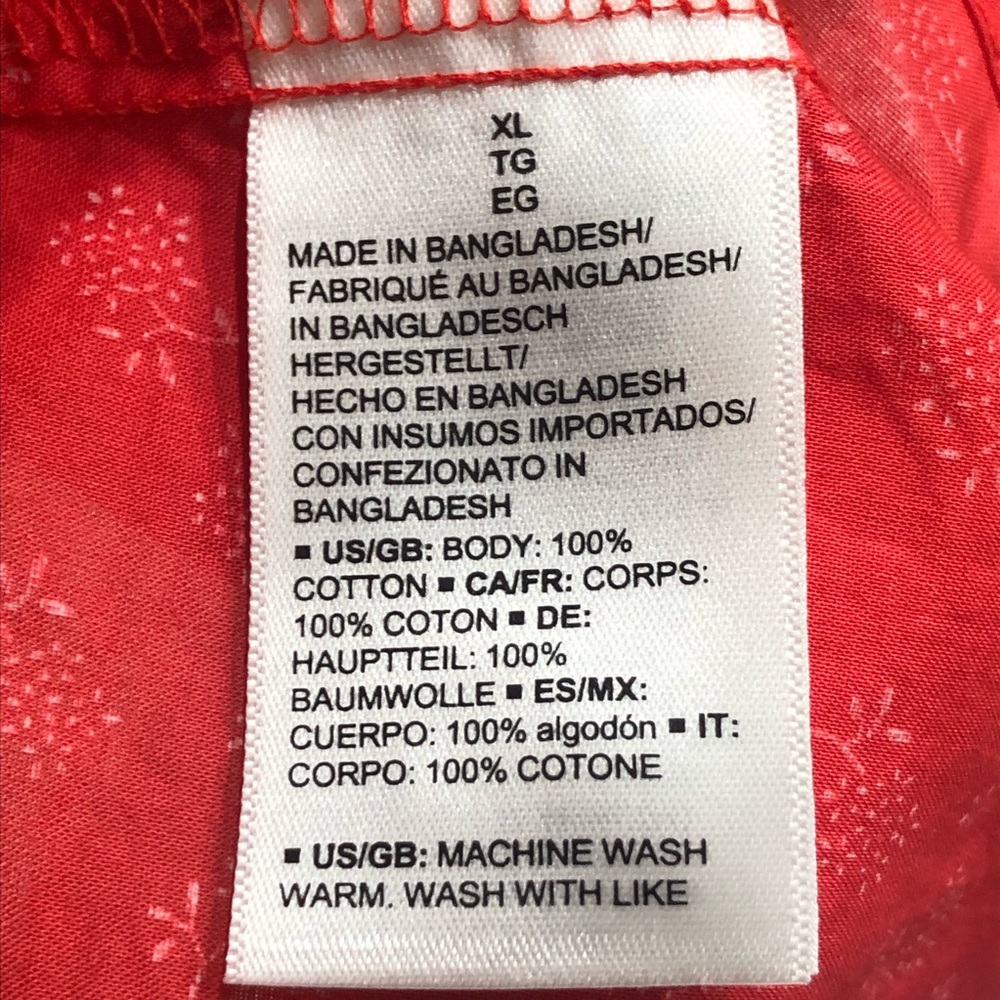 Red Patterned Blouse - Picture 8 of 9